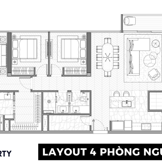 Bán Căn Hộ Narra Residences Dự Án Empire City 4PN View Sông Quận 1