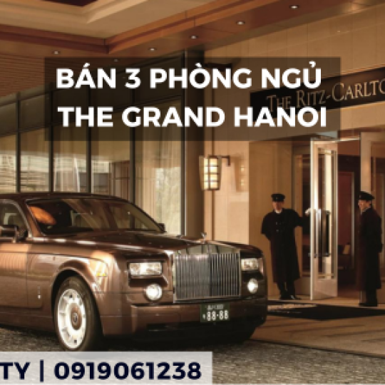 Bán căn hộ 3 phòng ngủ | The Grand Hanoi