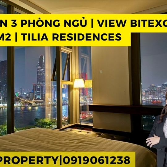 Bán 3 PN Tilia Residences View Bitexco | 128m2