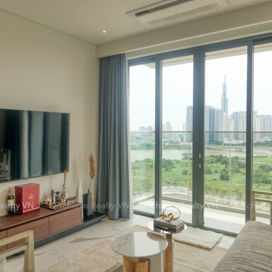 Cho Thuê Căn Hộ 2 Phòng Ngủ View Sông tại Crest Residence