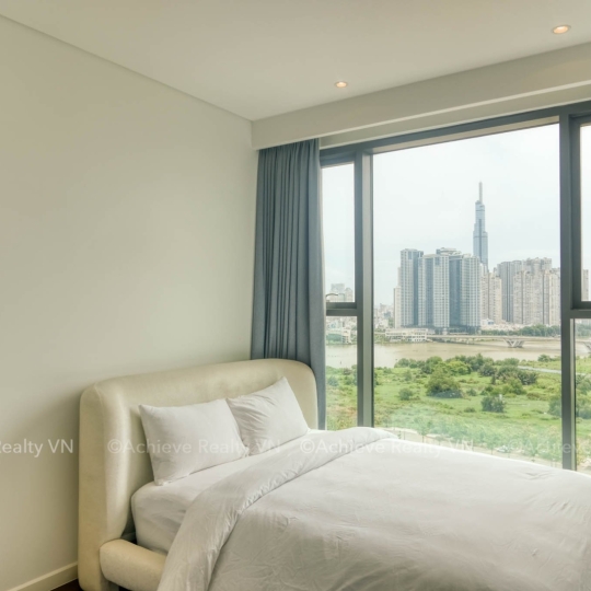 Cho Thuê Căn Hộ 2 Phòng Ngủ View Sông tại Crest Residence