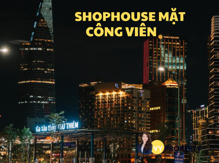 Shophouse mặt Công Viên
