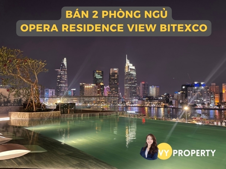 Bán Căn Hộ Sang Trọng 2 Phòng Ngủ tại Opera Residence | View Đắt Giá Hướng Bitexco và Quận 1