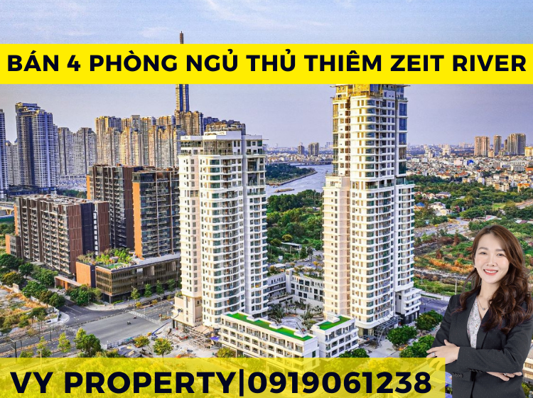 Bán 4 phòng ngủ Thủ Thiêm Zeit River | Tầng cao, thang máy riêng