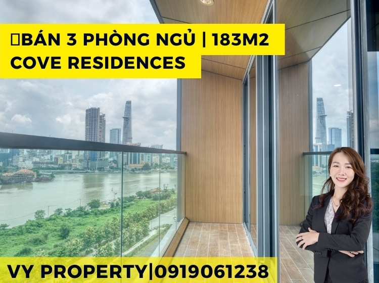 Bán Căn Hộ 3PN Hiếm Có Tại Cove Residences |183m2 | Empire City