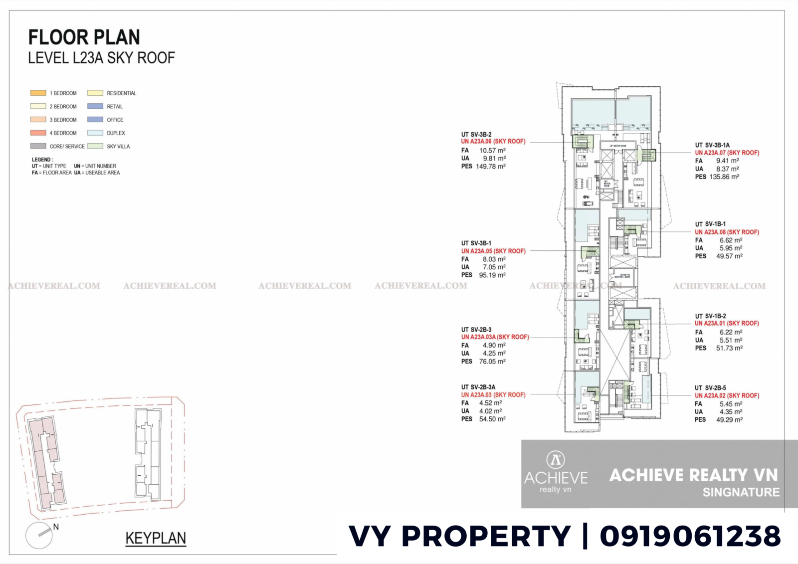 Layout Penthouse Opera Residence tầng 3