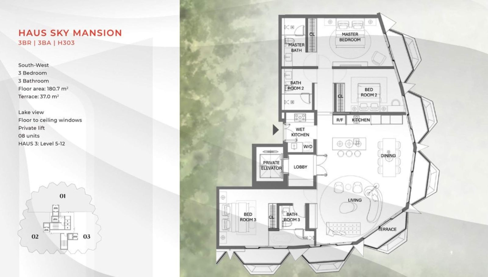 Layout Sky Masion 3 Phòng Ngủ Dự Án Haus Đà Lạt