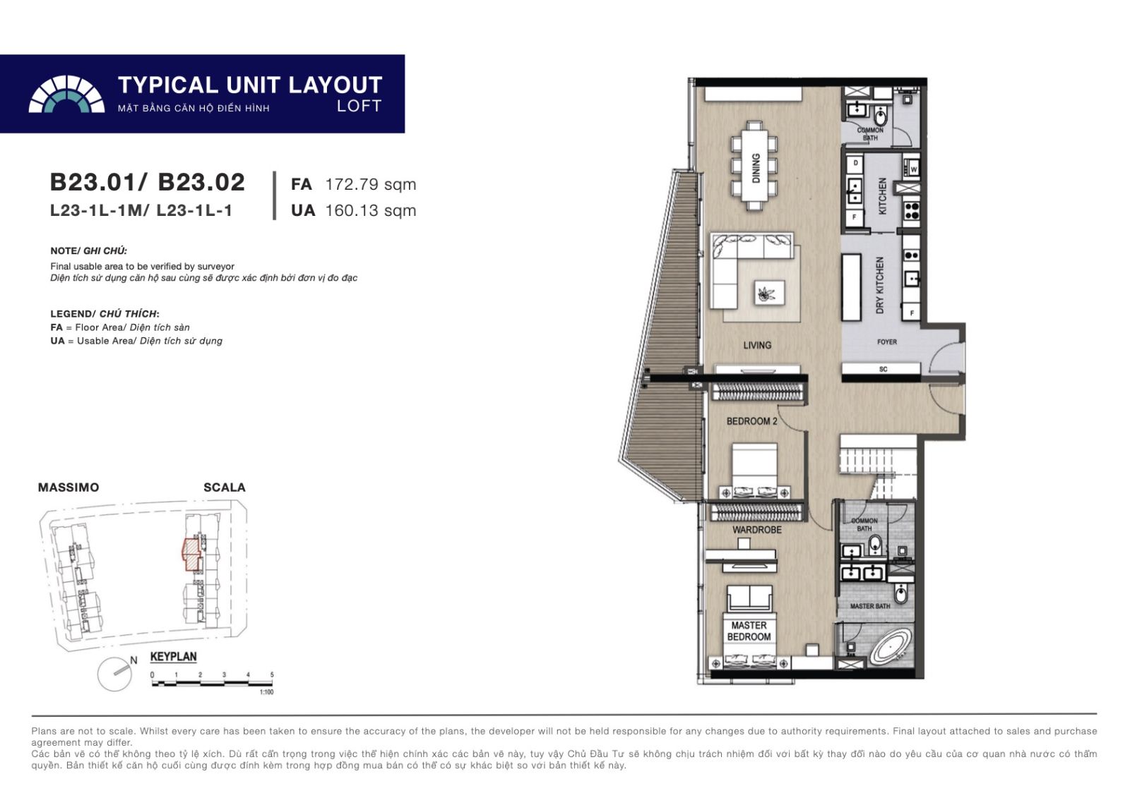 Layout Loft Opera Residence