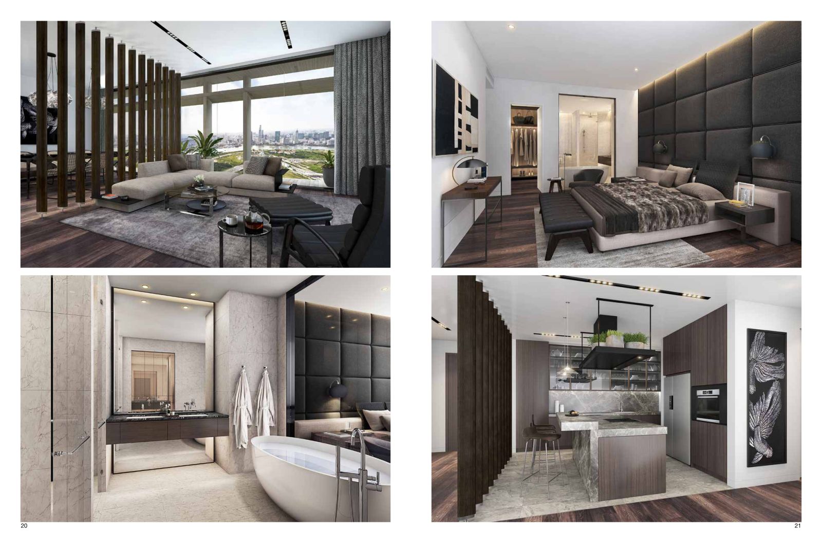 Phóng cách bàn giao căn hộ Metropolitan tại Cove Residences