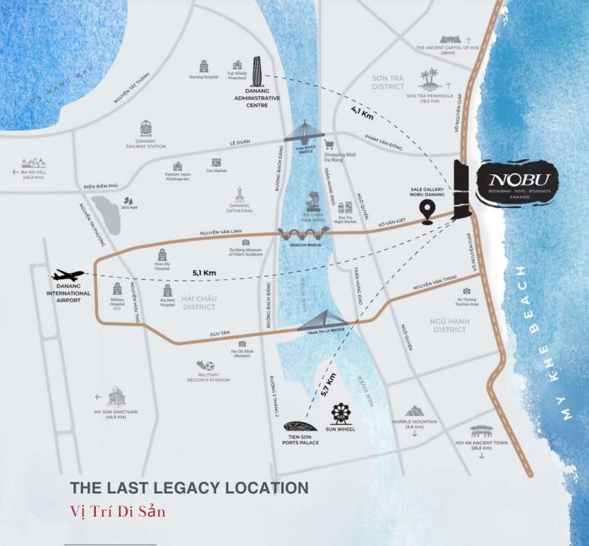 Mặt bằng tầng và layout dự án Nobu Hotel và Residences Đà Nẵng