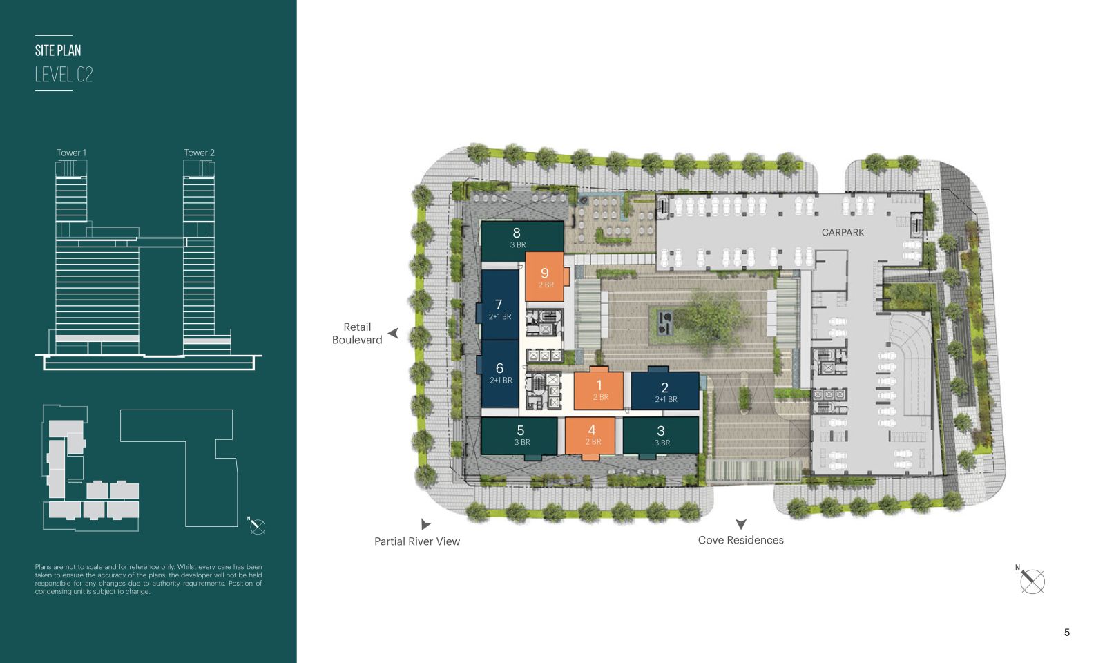 Mặt bằng tầng 2 Narra Residences