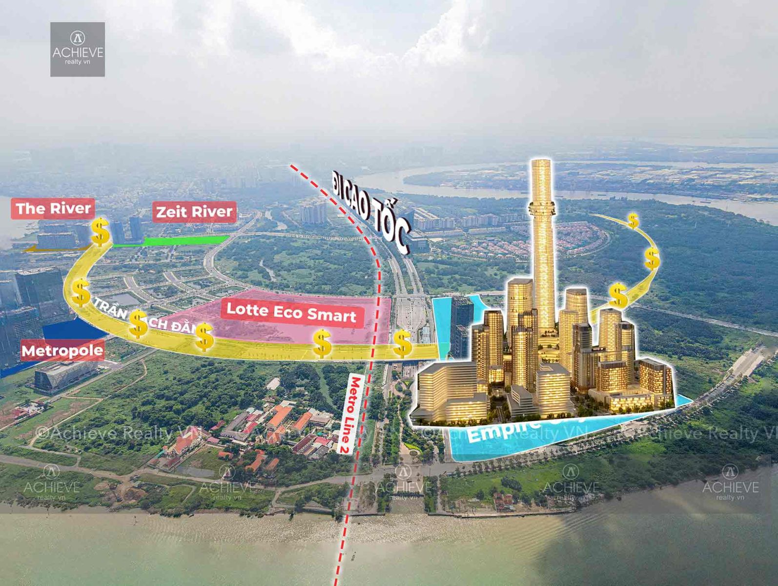 Tuyến Metro 2 tại Thủ Thiêm