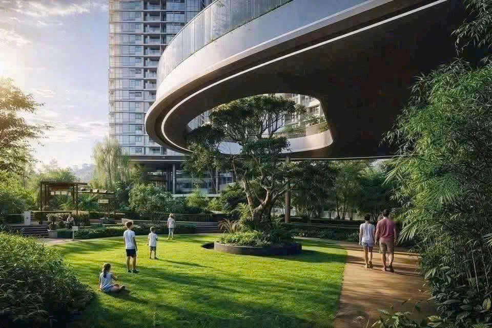 Vườn tiện ích dự án Palm River