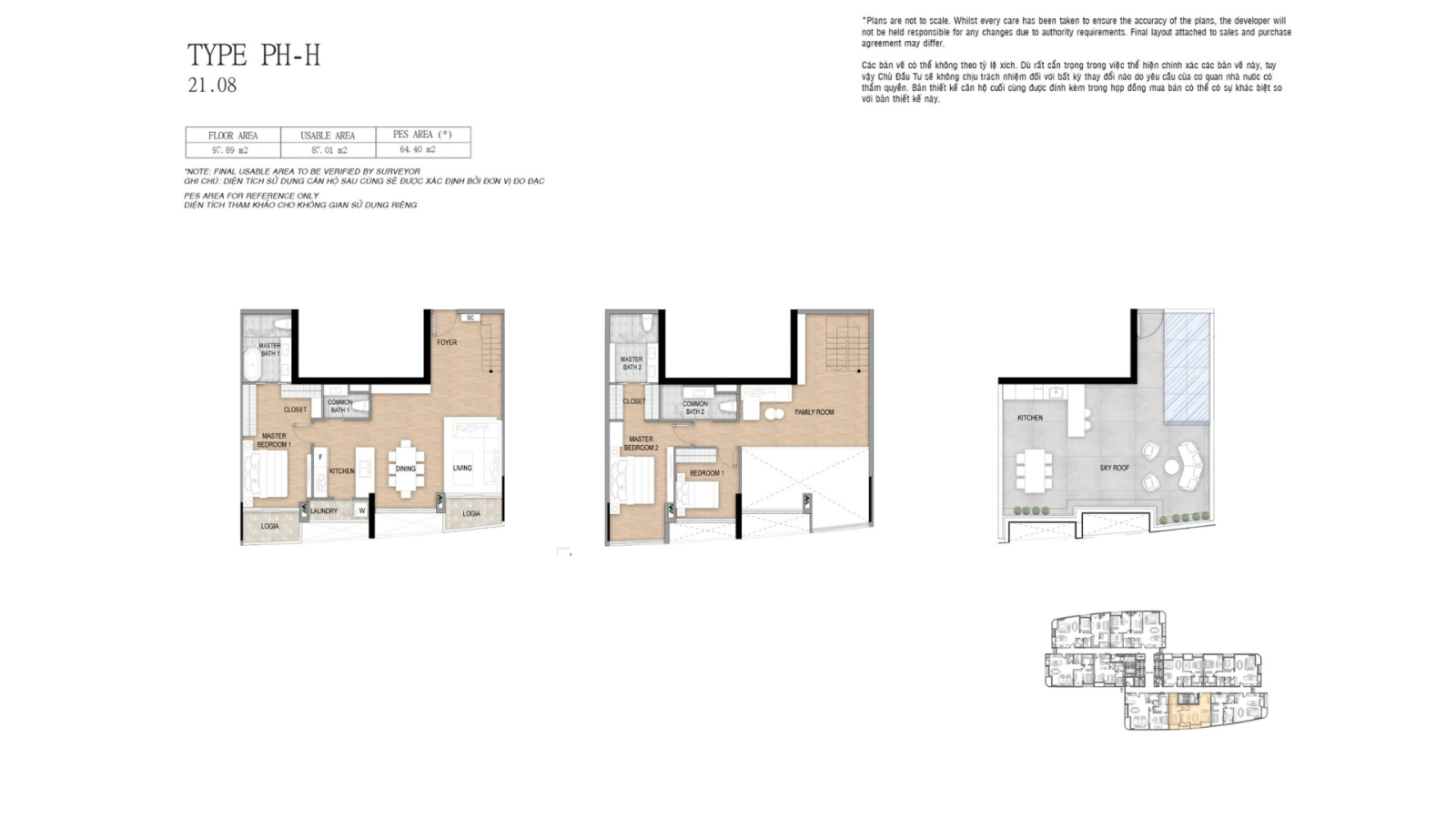 LAYOUT PENTHOUSE CĂN 21.08 TẠI TÒA THE ALPHA RESIDENCE THUỘC DỰ ÁN THE 9 STELLARS
