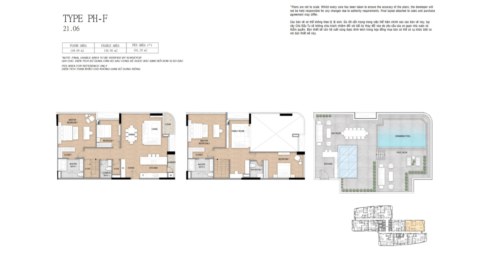 LAYOUT PENTHOUSE CĂN 21.06 TẠI TÒA THE ALPHA RESIDENCE THUỘC DỰ ÁN THE 9 STELLARS