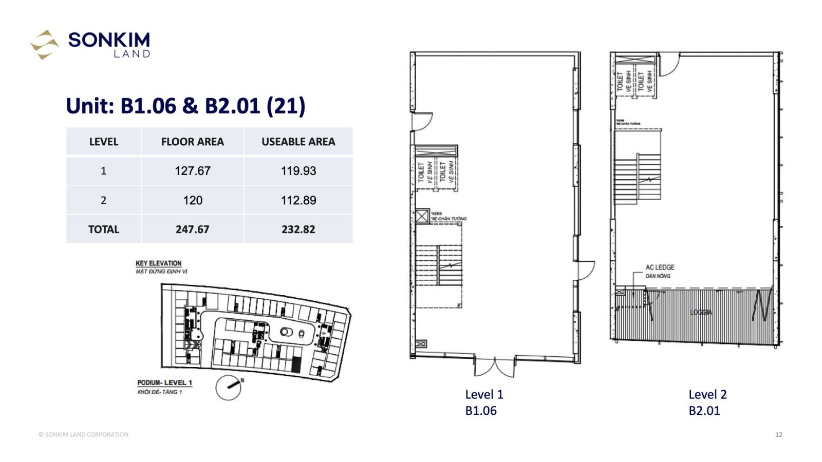 Layout shophouse galleria residence 3
