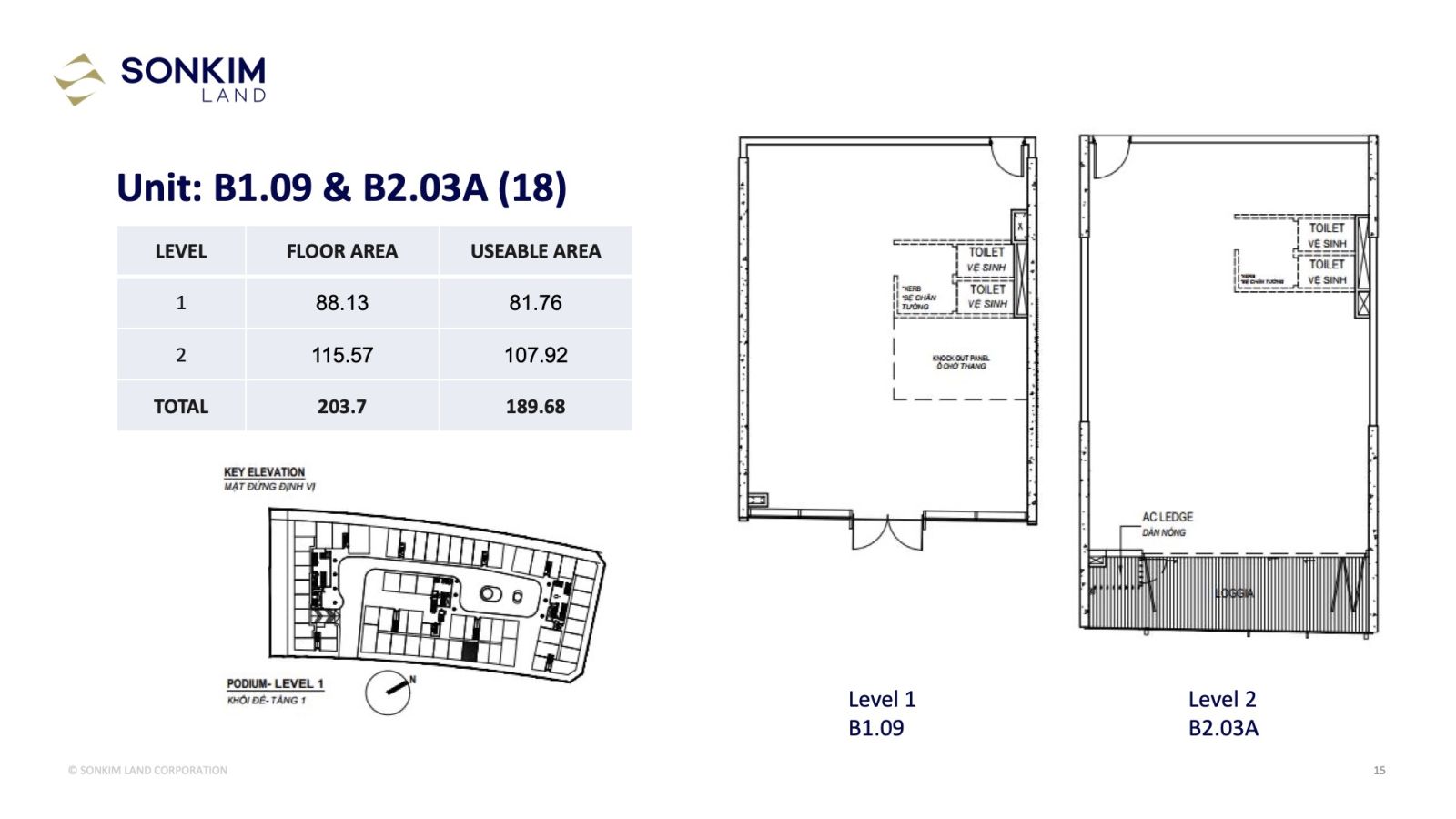 Layout shophouse galleria residence 6