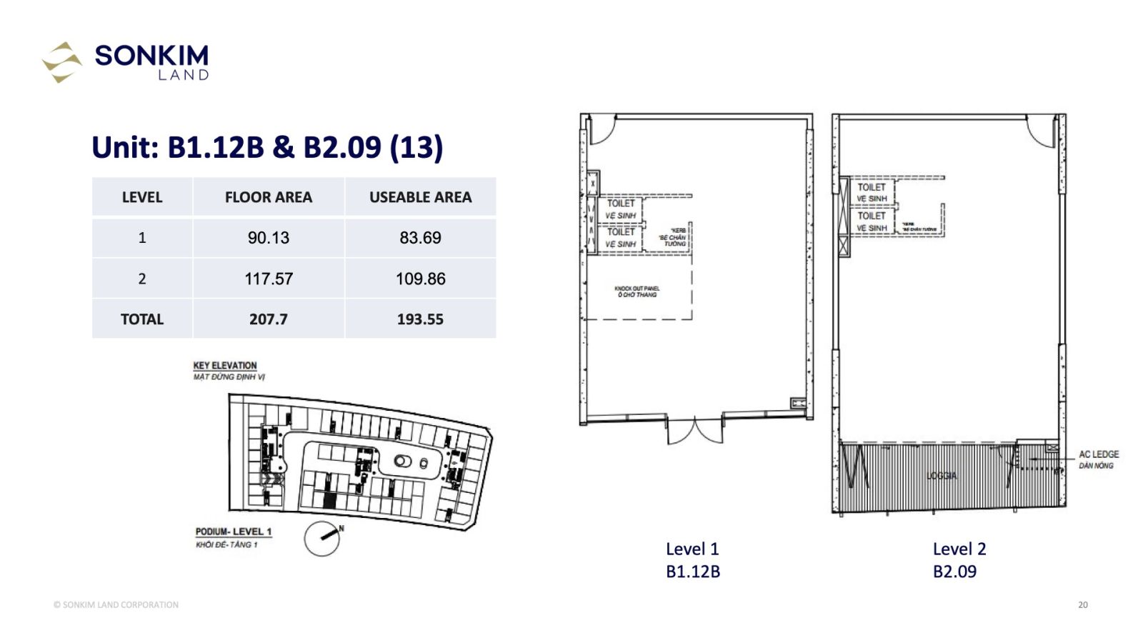Layout shophouse galleria residence 10