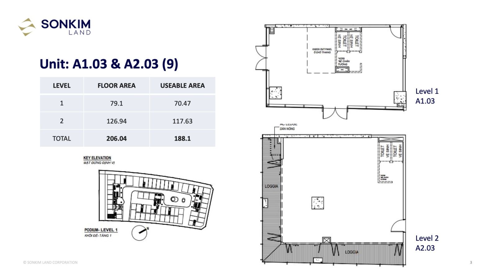 Layout shophouse galleria residence 11