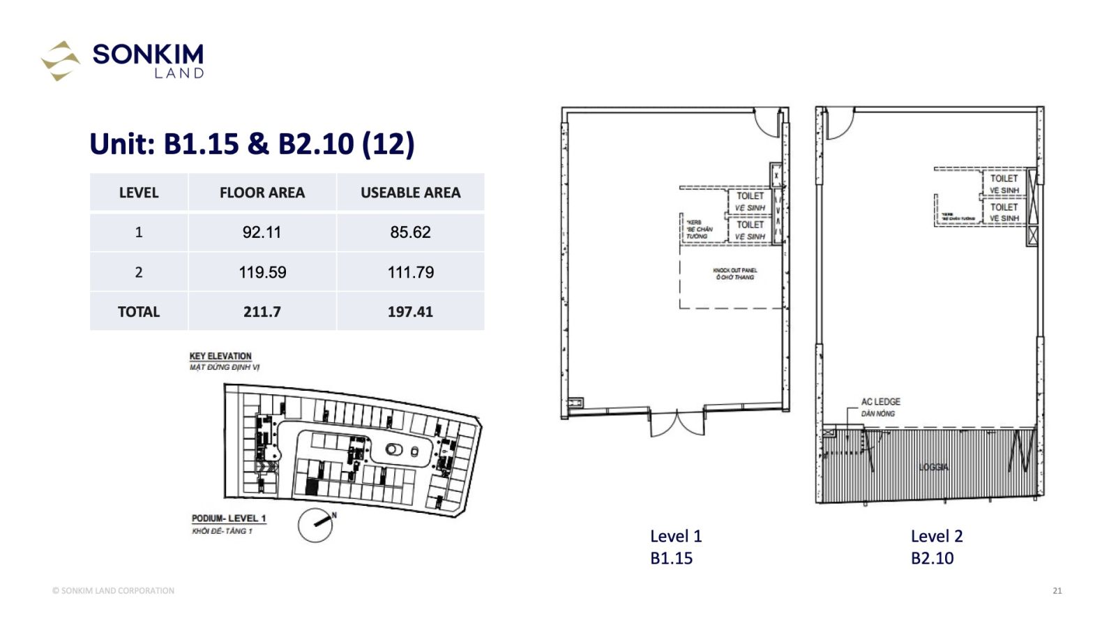 Layout shophouse galleria residence 12