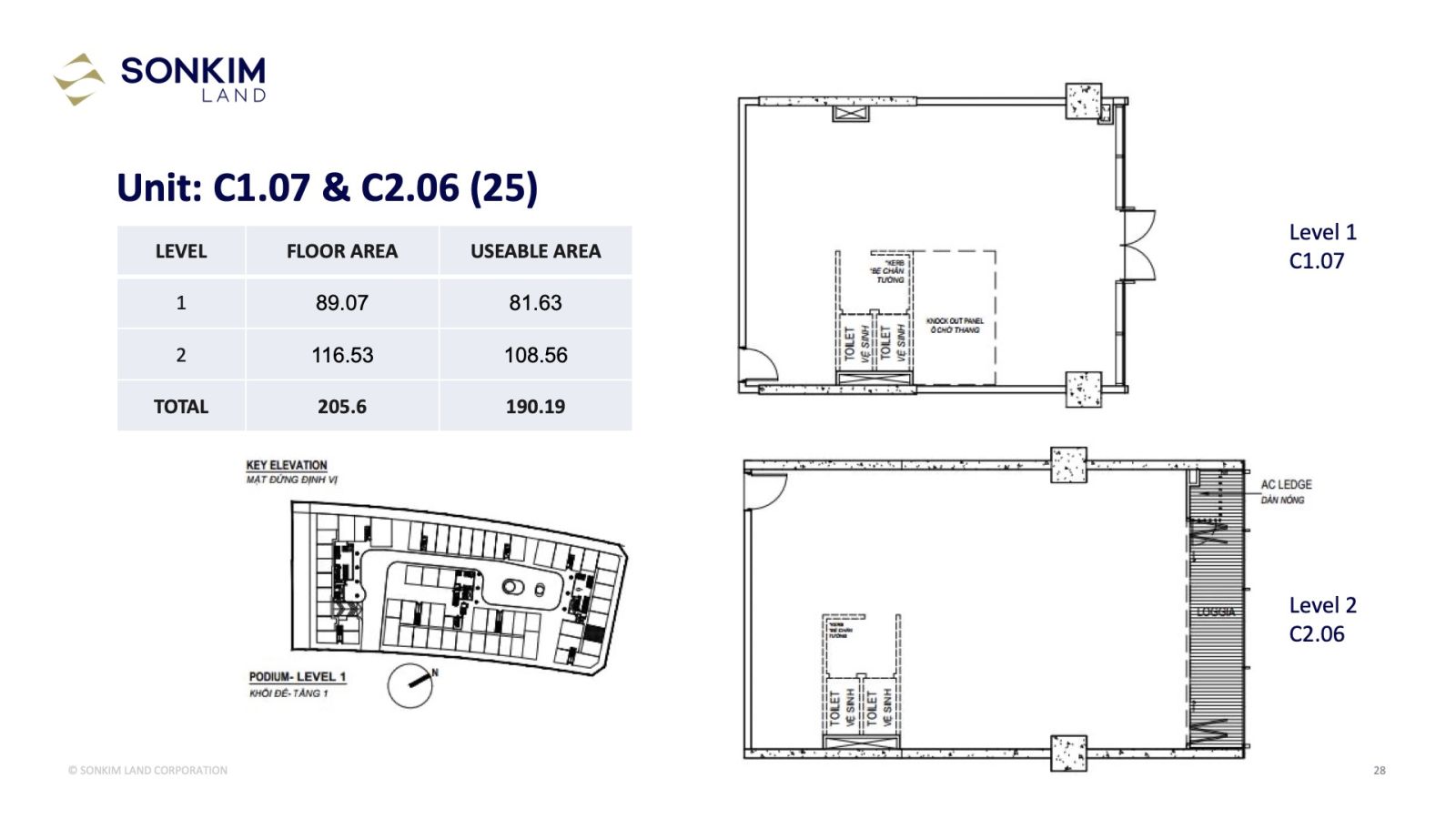 Layout shophouse galleria residence 19