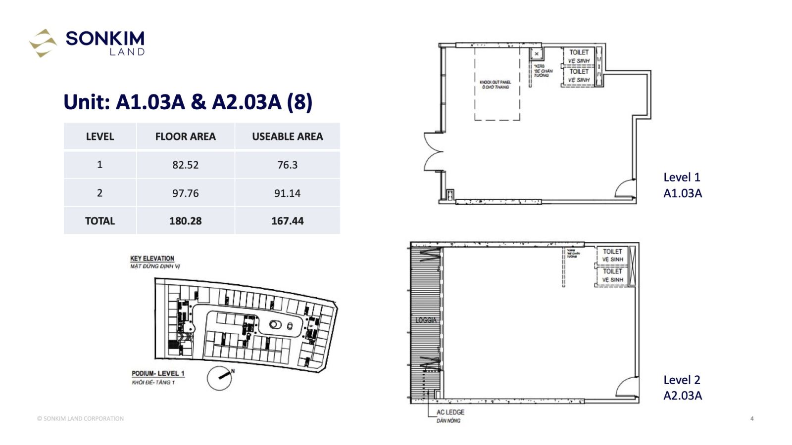 Layout shophouse galleria residence 22